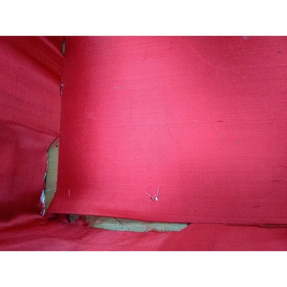 Vintage JC Penney Japan wooden Wicker floral Sewing Basket  READ DESCRIPTION - Picture 11 of 12